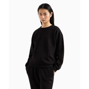 Giorgio Armani A X Armani Exchange für Damen. XW000835AF13397UC001 Crew Sweatshirt schwarz (S), Lässig, Viskose