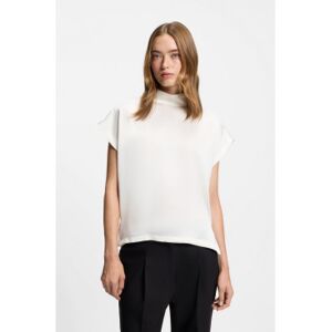 HUGO für Damen. 50525896 Caneli T-Shirt beige (40), Lässig, Synthetisch, Kurzarm HUGO für Damen. 50525896 Caneli T-Shirt beige (40), Lässig, Synthetisch, Kurzarm