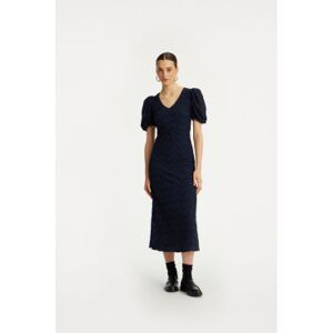 Rotate für Damen. 1145071725 Sigrid Kleid navy (36), Lässig, Party, Polyamid, Kurzarm, Marine