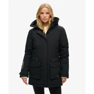 Superdry für Damen. W5011732A City Padded Parka schwarz (XL), Lässig, Polyester