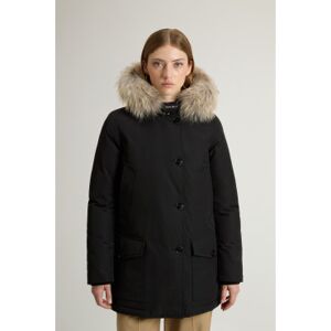 Woolrich für Damen. CFWWOU0540FRUT0001 Ramar Cloth Arctic Parka schwarz (S), Lässig, Baumwolle