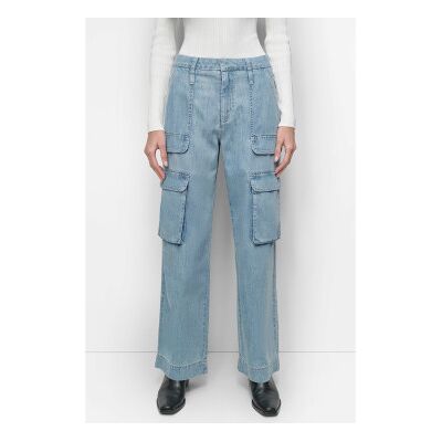 DKNY für Damen. DJ4M4048 Cargo Alt Jeans blau (26), Lässig, Baumwolle, Denim DKNY für Damen. DJ4M4048 Cargo Alt Jeans blau (26), Lässig, Baumwolle, Denim