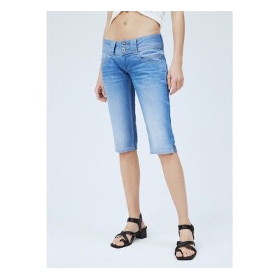 Pepe Jeans für Damen. PL800037HH2 Denim Venus Bermudashorts blau (41), Lässig, Baumwolle, Nachhaltig Pepe Jeans für Damen. PL800037HH2 Denim Venus Bermudashorts blau (41), Lässig, Baumwolle, Nachhaltig