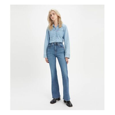 Levi's für Damen. A3410-0026 Ausgestellte Jeans mit hoher Taille 726 blau (27/30), Lässig, Baumwolle, Denim Levi's für Damen. A3410-0026 Ausgestellte Jeans mit hoher Taille 726 blau (27/30), Lässig, Baumwolle, Denim