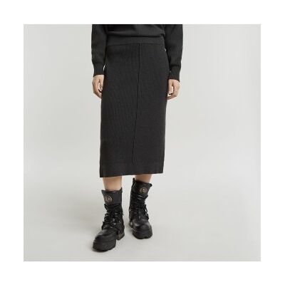 G-Star für Damen. D25857-D771-9119 Bleistift-Strickrock schwarz (XS), Lässig, Baumwolle G-Star für Damen. D25857-D771-9119 Bleistift-Strickrock schwarz (XS), Lässig, Baumwolle