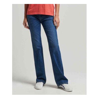 Superdry für Damen. W7010797A Skinny-Jeans mit ausgestelltem mittlerem Bund blau (25/30), Lässig, Denim, Bio-Baumwolle, Nachhaltig Superdry für Damen. W7010797A Skinny-Jeans mit ausgestelltem mittlerem Bund blau (25/30), Lässig, Denim, Bio-Baumwolle, Nachhaltig