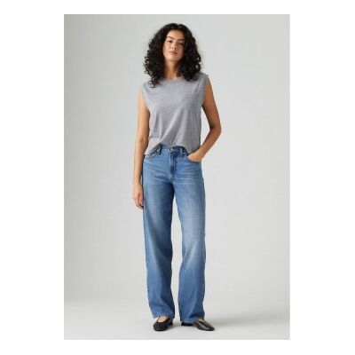 Levi's für Damen. A3494-0057 Baggy Jeans Papa blau (26/30), Lässig, Baumwolle, Denim Levi's für Damen. A3494-0057 Baggy Jeans Papa blau (26/30), Lässig, Baumwolle, Denim