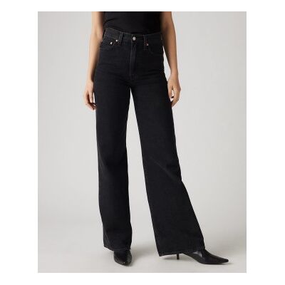 Levi's für Damen. A6081-0001 Ribcage Wide Leg Jeans schwarz (26/32), Lässig, Baumwolle, Denim Levi's für Damen. A6081-0001 Ribcage Wide Leg Jeans schwarz (26/32), Lässig, Baumwolle, Denim