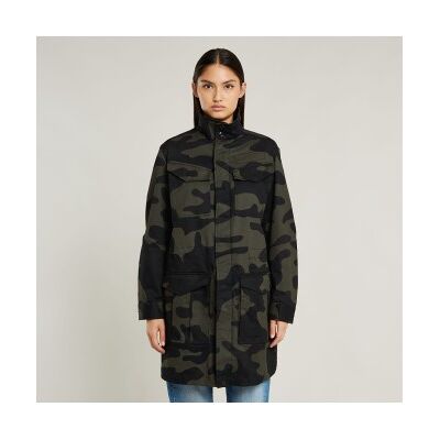 G-Star für Damen. D26499-8384-7063 Rovic Camouflage Überhemd (S), Lässig, Baumwolle, Langarm G-Star für Damen. D26499-8384-7063 Rovic Camouflage Überhemd (S), Lässig, Baumwolle, Langarm