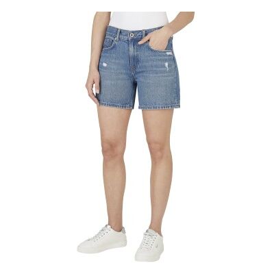 Pepe Jeans für Damen. PL801188IC6 Kurzer Regular Hw Mable blau (31), Lässig, Baumwolle, Denim, Nachhaltig Pepe Jeans für Damen. PL801188IC6 Kurzer Regular Hw Mable blau (31), Lässig, Baumwolle, Denim, Nachhaltig