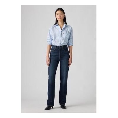 Levi's für Damen. 79078-0044 Jeans Ribcage, lang, marineblau (29/32), Lässig, Baumwolle, Denim Levi's für Damen. 79078-0044 Jeans Ribcage, lang, marineblau (29/32), Lässig, Baumwolle, Denim