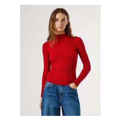 Pepe Jeans für Damen. PL7000026 Perkins Carla Pullover rot (M), Lässig, Baumwolle Pepe Jeans für Damen. PL7000026 Perkins Carla Pullover rot (M), Lässig, Baumwolle