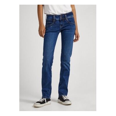 Pepe Jeans für Damen. PL204159XV2 Gen Jeans dunkelblau (28/32), Lässig, Baumwolle, Denim, Nachhaltig Pepe Jeans für Damen. PL204159XV2 Gen Jeans dunkelblau (28/32), Lässig, Baumwolle, Denim, Nachhaltig