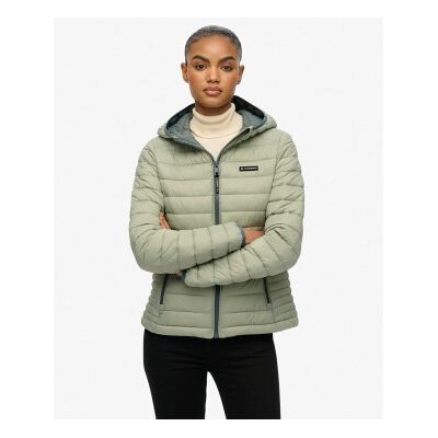 Superdry für Damen. W5011970A Fuji Lite Jacke grün (M), Lässig, Nachhaltig, Recyceltes Nylon Superdry für Damen. W5011970A Fuji Lite Jacke grün (M), Lässig, Nachhaltig, Recyceltes Nylon