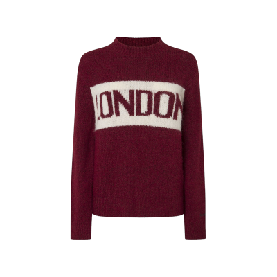 Pepe Jeans für Damen. PL702227 Hilda Pullover kastanienbraun (M), Lässig, Polyester Pepe Jeans für Damen. PL702227 Hilda Pullover kastanienbraun (M), Lässig, Polyester