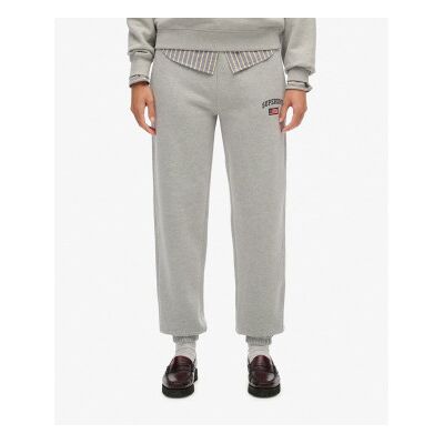 Superdry für Damen. W7011169A Boyfriend Jogger-Hose grau (M), Lässig, Baumwolle Superdry für Damen. W7011169A Boyfriend Jogger-Hose grau (M), Lässig, Baumwolle
