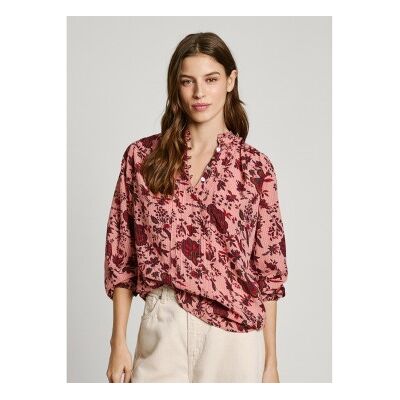 Pepe Jeans für Damen. PL304999 Bella Bluse rosa (S), Lässig, Viskose, Langarm Pepe Jeans für Damen. PL304999 Bella Bluse rosa (S), Lässig, Viskose, Langarm