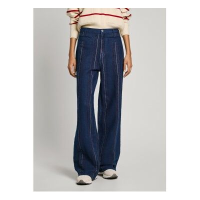 Pepe Jeans für Damen. PL204997 Jeans in lockerer Passform Weave blau (30/32), Lässig, Denim, Nachhaltig Pepe Jeans für Damen. PL204997 Jeans in lockerer Passform Weave blau (30/32), Lässig, Denim, Nachhaltig