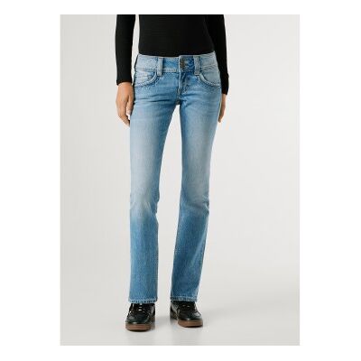 Pepe Jeans für Damen. PL20415982VC Jeans Slim Iconic Gen blau (25/32), Lässig, Baumwolle, Denim Pepe Jeans für Damen. PL20415982VC Jeans Slim Iconic Gen blau (25/32), Lässig, Baumwolle, Denim