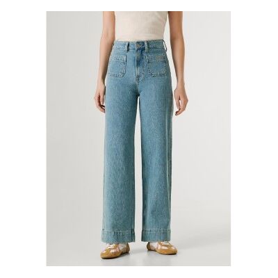 Pepe Jeans für Damen. PL20510173V4 Jeans Gerade Lexa blau (28/30), Lässig, Baumwolle, Denim Pepe Jeans für Damen. PL20510173V4 Jeans Gerade Lexa blau (28/30), Lässig, Baumwolle, Denim