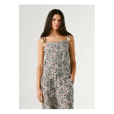 Pepe Jeans für Damen. PL3051375 Top Agnes grün (S), Lässig, Viskose, Ärmellos / Hosenträger Pepe Jeans für Damen. PL3051375 Top Agnes grün (S), Lässig, Viskose, Ärmellos / Hosenträger