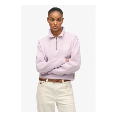 Superdry für Damen. W2012634A Sweatshirt Neon flieder (S), Lässig, Baumwolle Superdry für Damen. W2012634A Sweatshirt Neon flieder (S), Lässig, Baumwolle