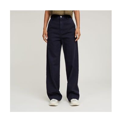 G-Star für Damen. D26432-E020-H193 Deck 2.0 High Loose Chino Navy Hose (30/34), Lässig, Baumwolle, Marine G-Star für Damen. D26432-E020-H193 Deck 2.0 High Loose Chino Navy Hose (30/34), Lässig, Baumwolle, Marine