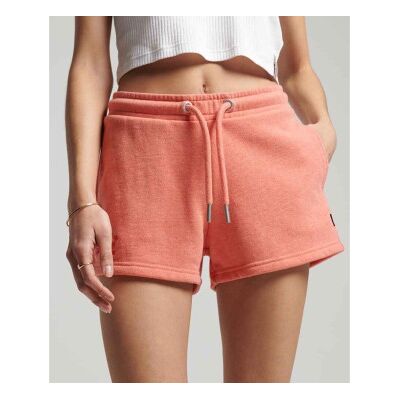 Superdry für Damen. W7110286A Bio-Baumwollstrickshorts mit Logo Vintage Logo orange (L), Lässig, Sportlich, Baumwolle, Bio-Baumwolle, Nachha Superdry für Damen. W7110286A Bio-Baumwollstrickshorts mit Logo Vintage Logo orange (L), Lässig, Sportlich, Baumwolle, Bio-Baumwolle, Nachha