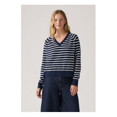 Levi's für Damen. 0046F-0002 Superweicher Pullover in Marineblau (M), Lässig, Baumwolle Levi's für Damen. 0046F-0002 Superweicher Pullover in Marineblau (M), Lässig, Baumwolle