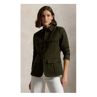 Polo Ralph Lauren für Damen. 211A93159001 Funktionale grüne Strickjacke (44), Lässig, Polyester Polo Ralph Lauren für Damen. 211A93159001 Funktionale grüne Strickjacke (44), Lässig, Polyester