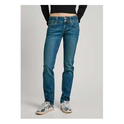 Pepe Jeans für Damen. PL204159IA1 Jeans in Regular-Fit, Iconic Gen, blau (29/30), Lässig, Baumwolle, Denim, Nachhaltig Pepe Jeans für Damen. PL204159IA1 Jeans in Regular-Fit, Iconic Gen, blau (29/30), Lässig, Baumwolle, Denim, Nachhaltig