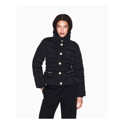 Giorgio Armani A X Armani Exchange für Damen. XW000653AF15984UC001 Schwarzer Steppmantel (XL), Lässig, Polyester Giorgio Armani A X Armani Exchange für Damen. XW000653AF15984UC001 Schwarzer Steppmantel (XL), Lässig, Polyester