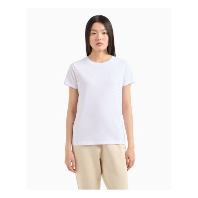 Giorgio Armani A X Armani Exchange für Damen. XW000839AF10356U0002 Kurzarm-T-Shirt weiß (XS), Lässig, Baumwolle Giorgio Armani A X Armani Exchange für Damen. XW000839AF10356U0002 Kurzarm-T-Shirt weiß (XS), Lässig, Baumwolle