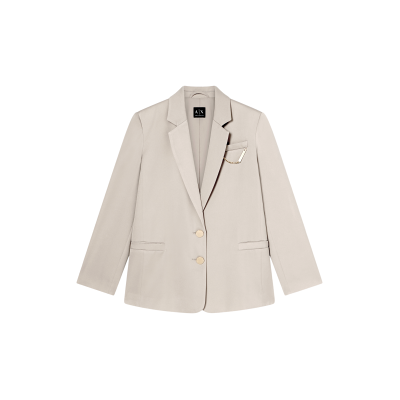 Giorgio Armani A X Armani Exchange für Damen. XW001953AF21553U6223 Halbbeiger Blazer (XXL), Lässig, Klassisch, Polyester Giorgio Armani A X Armani Exchange für Damen. XW001953AF21553U6223 Halbbeiger Blazer (XXL), Lässig, Klassisch, Polyester