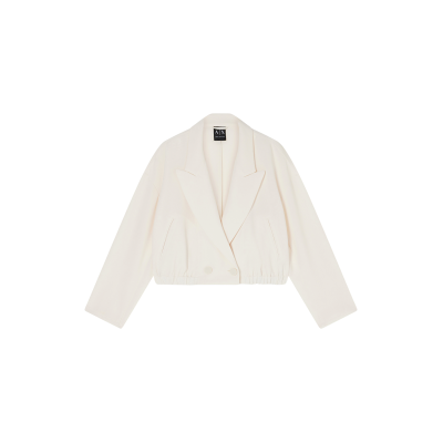 Giorgio Armani A X Armani Exchange für Damen. XW002834AF21556U1003 Moderne Jacke weiß (XXL), Lässig, Polyester Giorgio Armani A X Armani Exchange für Damen. XW002834AF21556U1003 Moderne Jacke weiß (XXL), Lässig, Polyester