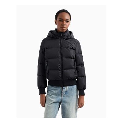 Giorgio Armani A X Armani Exchange für Damen. XW000228AF12286UC001 Daunenmantel Schwarze Federn (L), Lässig, Polyamid Giorgio Armani A X Armani Exchange für Damen. XW000228AF12286UC001 Daunenmantel Schwarze Federn (L), Lässig, Polyamid