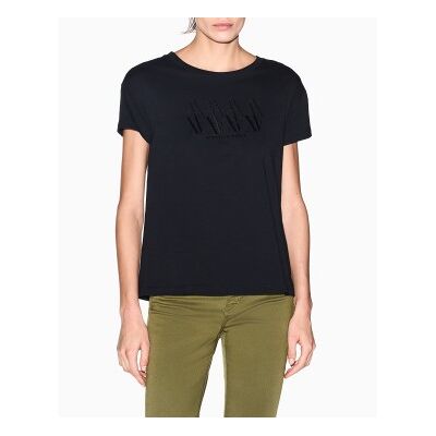 Giorgio Armani A X Armani Exchange für Damen. XW002290AF17172UC001 T-shirt Schnitt schwarz (M), Lässig, Baumwolle, Kurzarm Giorgio Armani A X Armani Exchange für Damen. XW002290AF17172UC001 T-shirt Schnitt schwarz (M), Lässig, Baumwolle, Kurzarm