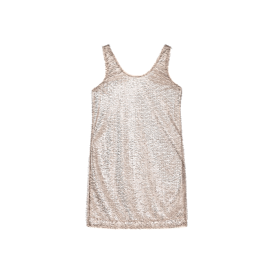 Giorgio Armani A X Armani Exchange für Damen. XW001832AF18870M4071 Metbloom Kleid beige (S), Lässig, Polyester, Ärmellos / Hosenträger Giorgio Armani A X Armani Exchange für Damen. XW001832AF18870M4071 Metbloom Kleid beige (S), Lässig, Polyester, Ärmellos / Hosenträger