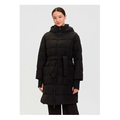 Giorgio Armani A X Armani Exchange für Damen. XW000649AF16207UC001 Schwarzer Mantel mit Gürtel (L), Lässig, Polyamid Giorgio Armani A X Armani Exchange für Damen. XW000649AF16207UC001 Schwarzer Mantel mit Gürtel (L), Lässig, Polyamid