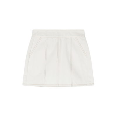 Giorgio Armani A X Armani Exchange für Damen. XW002256AF21335M0054 Rock mit hoher TailleWeiß (S), Lässig, Baumwolle Giorgio Armani A X Armani Exchange für Damen. XW002256AF21335M0054 Rock mit hoher TailleWeiß (S), Lässig, Baumwolle