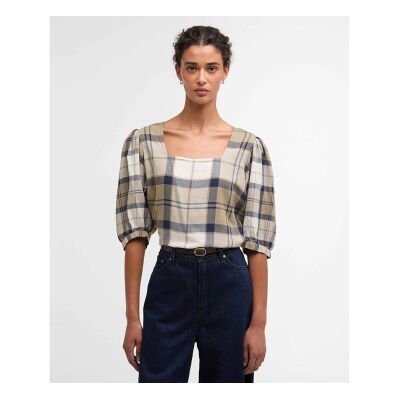 Barbour für Damen. LSH1754 Bluse Ballina braun (M), Lässig, Lyocell Barbour für Damen. LSH1754 Bluse Ballina braun (M), Lässig, Lyocell
