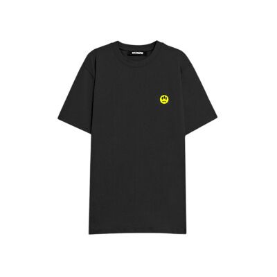 Barrow Unisex. S5BWUATH087 Lisa T-shirt schwarz (L), Lässig, Baumwolle, Kurzarm Barrow Unisex. S5BWUATH087 Lisa T-shirt schwarz (L), Lässig, Baumwolle, Kurzarm