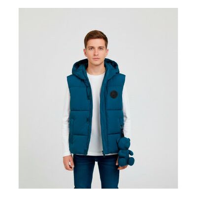 Barrow Unisex. F5BWUAPF015 Blaue Gilet-Weste (L), Lässig, Polyester Barrow Unisex. F5BWUAPF015 Blaue Gilet-Weste (L), Lässig, Polyester