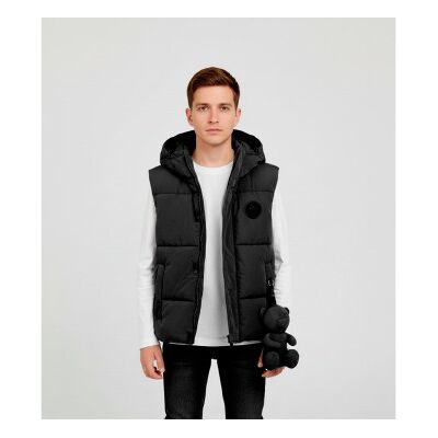 Barrow Unisex. F5BWUAPF015 Schwarze Gilet-Weste (L), Lässig, Polyester Barrow Unisex. F5BWUAPF015 Schwarze Gilet-Weste (L), Lässig, Polyester