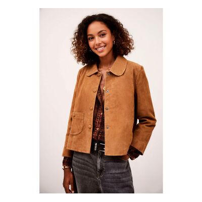 BA&SH; für Damen. 1H24MILA Jacke Milas braun (40), Lässig, Leder BA&SH; für Damen. 1H24MILA Jacke Milas braun (40), Lässig, Leder