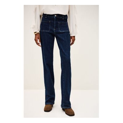 BA&SH; für Damen. 1H23ROSS Jeans Ross blau (34), Lässig, Baumwolle, Denim BA&SH; für Damen. 1H23ROSS Jeans Ross blau (34), Lässig, Baumwolle, Denim