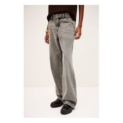 BA&SH; für Damen. 1H25VECC Jeans Vecchi grau (40), Lässig, Baumwolle, Denim BA&SH; für Damen. 1H25VECC Jeans Vecchi grau (40), Lässig, Baumwolle, Denim