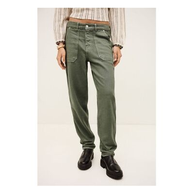 BA&SH; für Damen. 1H25CALI Cali grüne Hose (34), Lässig, Baumwolle BA&SH; für Damen. 1H25CALI Cali grüne Hose (34), Lässig, Baumwolle