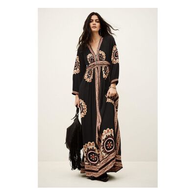 BA&SH; für Damen. 1E26VERA Vera Kleid schwarz (36), Lässig, Viskose, Langarm BA&SH; für Damen. 1E26VERA Vera Kleid schwarz (36), Lässig, Viskose, Langarm