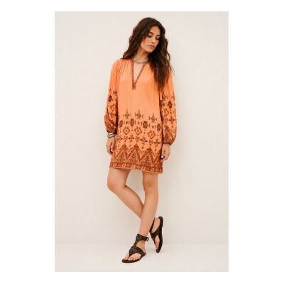 BA&SH; für Damen. 1E26ZOLA Zola Kleid orange (34), Lässig, Viskose, Langarm BA&SH; für Damen. 1E26ZOLA Zola Kleid orange (34), Lässig, Viskose, Langarm